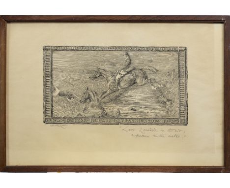 GEORGE ALGERNOON FOTHERGILL (BRITISH 1868 - 1945), SET OF SIX HUNTING PRINTS artist's signed proofs, each signed and titled i