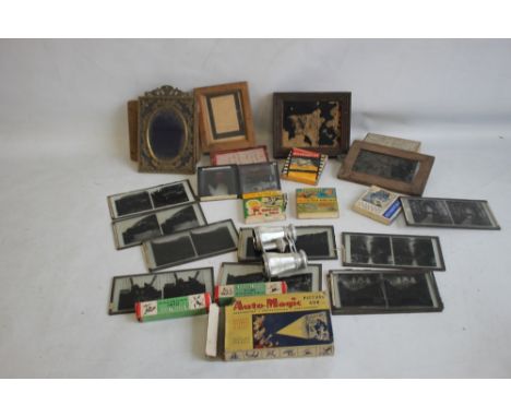 A BOX OF VICTORIAN AND LATER PHOTOGRAPHIC PLATES to include one box of plates which says on the top Darjeeling views &amp; Ba