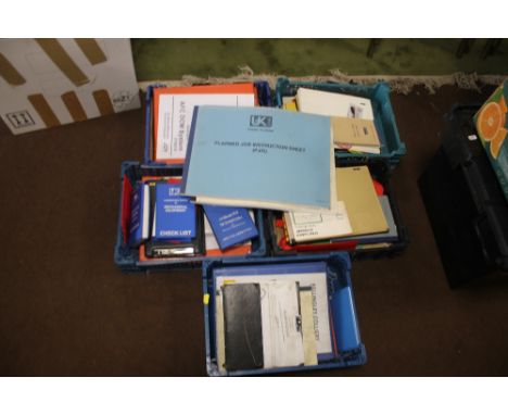 A QUANTITY OF MINING STATIONERY, MANUALS, PAMPHLETS ETC. to include Kellingley Beam Stage Loader Manual, AFC DCM System Manua