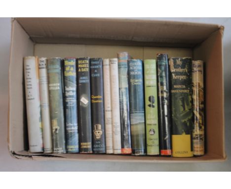 1940S /1950S CRIME NOVELS WITH DUSTJACKETS to include R. T. Campbell - 'The Death Cap and Swing Low, Swing Death', published 