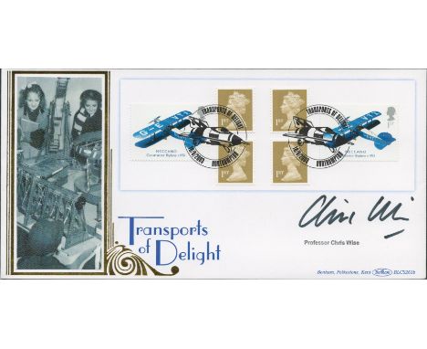 Chris Wise signed Transports of Delight FDC with two official stamps and a double postmark dating 18th Sept 1993. This lovely