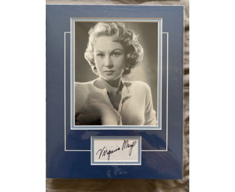 Virginia Mayo, Hollywood actress starred in White Heat (1949), The Flame and the Arrow (1950), Captain Horatio Hornblower (19