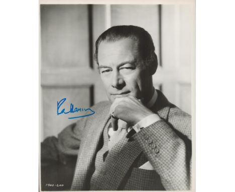 Rex Harrison signed 10x8 black and white vintage photo. Sir Reginald Carey Rex Harrison (5 March 1908 - 2 June 1990) was an E