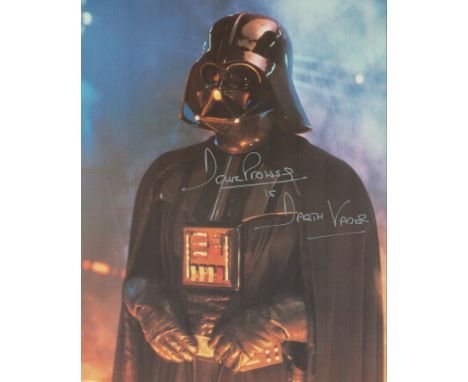 Dave Prowse signed Darth Vader 10x8 colour photo inscribed Dave Prowse is Darth Vader. David Charles Prowse MBE (1 July 1935 