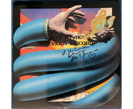 Monty Python's Previous Record multi-signed sleeve complete with record and inserts. Signatures include Graham Chapman, John 