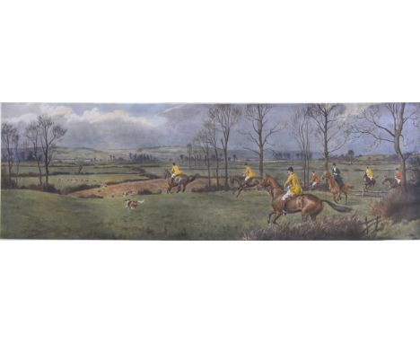 After F A Stewart, "The Earl of Berkeley's - making for the Rhine country", signed in pencil, limited print run of 200 colour