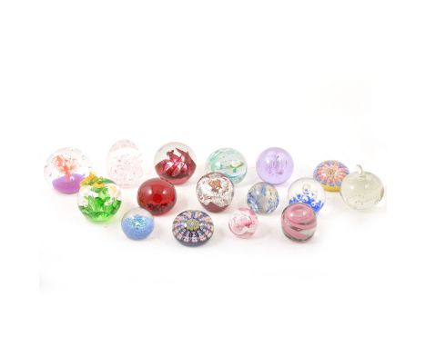 Caithness - Windfall and Mooncrystal, others by Marks and Spencer, Pollards of Devon, Mdina Glass, etc. and two millefiori.