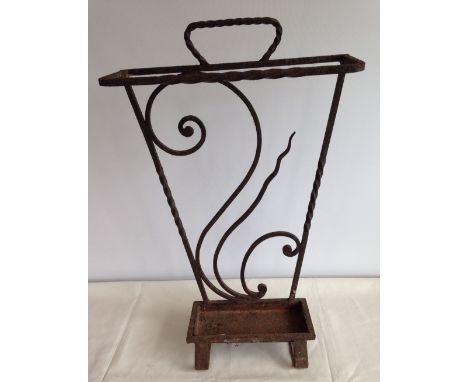 A french cast iron stick/umbrella stand.  
