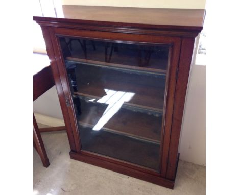 A 3 shelf glass fronted bookcase.  