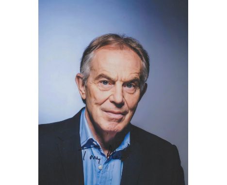Politician, Tony Blair signed 10x8 colour photograph. Sir Anthony Charles Lynton Blair KG (born 6 May 1953) is a British poli