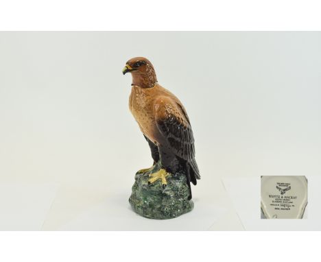 Royal Doulton for Whyte & Mackay Whisky Golden Eagle Decanter Ceramic decanter in the form of a golden eagle in original box 