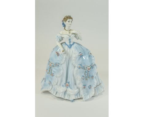 Royal Worcester Numbered Ltd Edition Figurine ' The First Quadrille ' RW 4538. No 6,556 of 12,500. Designer Nigel Stevens. Is