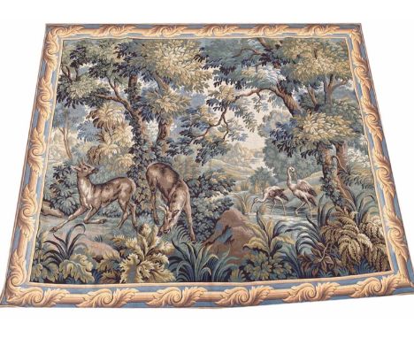 FLEMISH DESIGN TAPESTRY, 208cm x 176cm. 