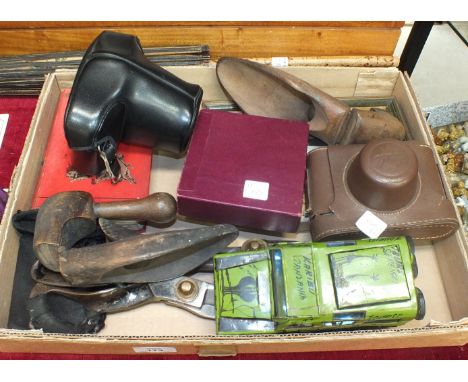 A Pentax ME Super camera, a Koroll 24S camera, a pair of tailor's shears by Wilkinson, Sheffield, one other pair and miscella