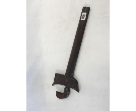 KRIS IN A WOODEN SCABBARD WITH WAVY BLADE