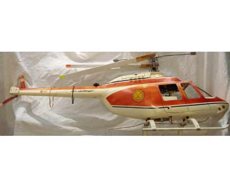 KAVAN JET RANGER R.C HELICOPTER WITH ENGINE, NOT KNOWN IF WORKING