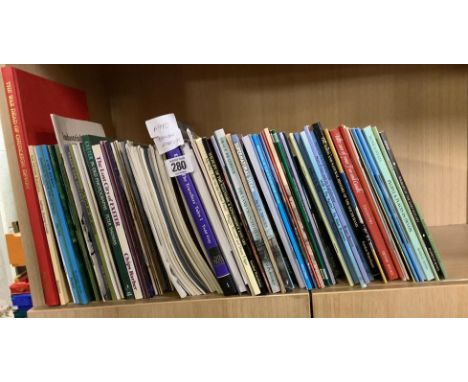 SHELF OF BOOKS BROCHURES &amp; CATALOGUES OF DEVON INTEREST