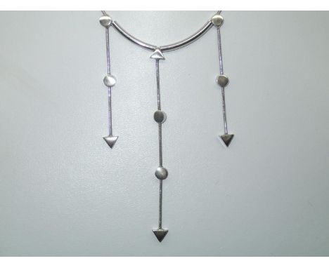 Ladies silver fancy chain, chain L: 35 cmP&P group 1 (£16 for the first item and £1.50 for subsequent items) 