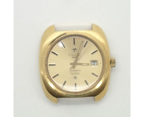 Gents Tissot Automatic gold plated Seastar wristwatch (head only). Working at lottingP&P group 1 (£16 for the first item and 