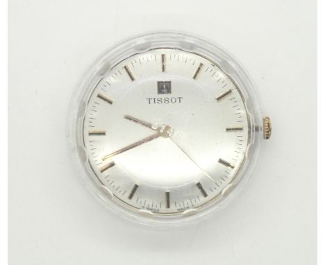 Tissot 17 jewel wristwatch face and movement only. Working at lotting.P&P group 1 (£16 for the first item and £1.50 for subse