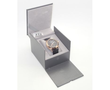Anthony James gents water resistant wristwatch boxed. Working at lottingP&P group 1 (£16 for the first item and £1.50 for sub