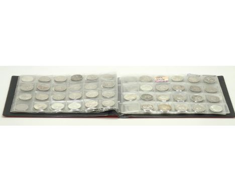 116 American silver quarters, 1932-1964, including 1935 San Francisco and 1939 Denver P&P group 2 (£20 for the first item and