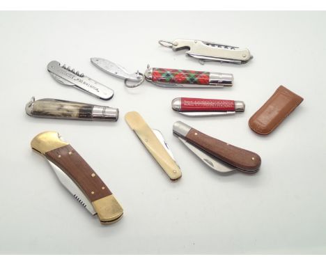Box of ten mixed penknivesP&P group 1 (£16 for the first item and £1.50 for subsequent items) 