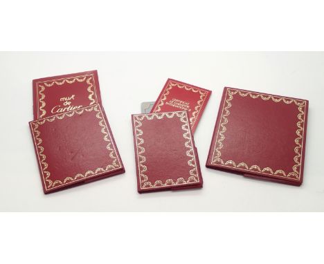 Three Cartier certificate / manual walletsP&P group 1 (£16 for the first item and £1.50 for subsequent items) 