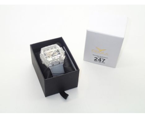 Gents boxed Onola chronograph wristwatch with tag. Working at lotting.P&P group 1 (£16 for the first item and £1.50 for subse