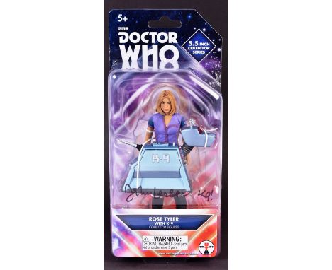 Doctor Who – K9 – John Leeson (voice) – an autographed Underground Toys 5.5" Collector Series action figure ' Rose Tyler With
