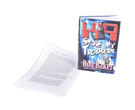 From The Estate Of Bob Baker - K9 Stole My Trousers - Autobiography - a draft section of Baker's autobiography titled 'Chapte
