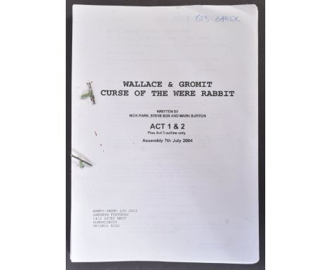 From The Estate Of Bob Baker - Wallace & Gromit The Curse Of The Were-Rabbit (2005) - Baker's personally owned and used produ