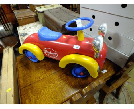 A VINTAGE CHILDS BAGHERA RIDE ON TOY CAR