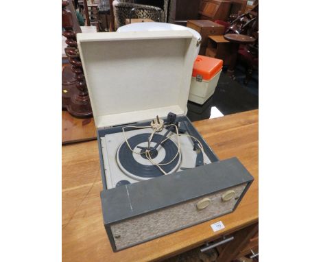A VINTAGE BSR RECORD PLAYER
