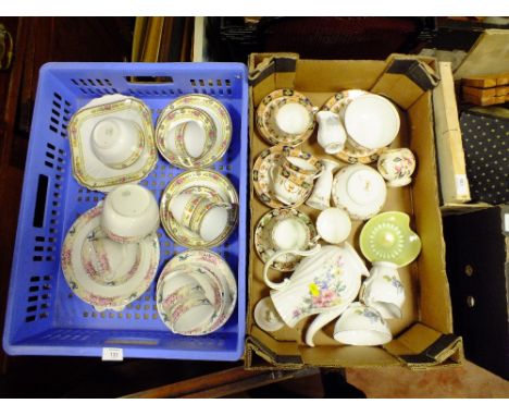 FOUR BOXES OF DINNERWARE TO INC RADFORD' TUSCAN ETC
