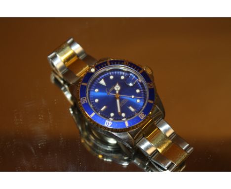 A MENS  VINTAGE LIMIT 21 JEWELS AUTOMATIC DIVERS WATCH