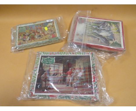 A SMALL QUANTITY OF VINTAGE JIGSAW PUZZLES (4)