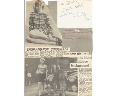 1950/60 music collection of over 200 signed photos, signature pieces plus some newspaper articles and unsigned photos. Names 