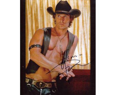 Matthew McConaughey signed 8x10 photo from the film Magic Mike. Good condition. All autographs come with a Certificate of Aut