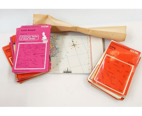 A GWR Swindon map and a quantity of Ordnance Survey maps (1 box)