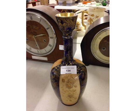 A late 19th century continental slim necked vase.