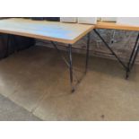 Bar Height Wood Table 10 ft