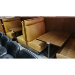 Qty. 2 Four Person Booths with Table