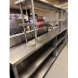 Stainless Service Table with Pass Through