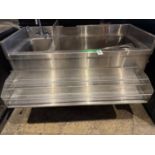 Stainless Ice Well with Sink and Front Attachment