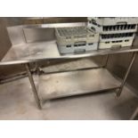 Stainless Dishwasher Counter Table