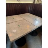 Qty. 5 Marble Square Tables