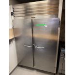 Traulsen Stainless 2 Door Fridge (Fan not currently working, as is)