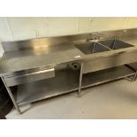 Stainless Counter with sink
