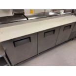 Line 3 Door Fridge with Cutting Board Counter